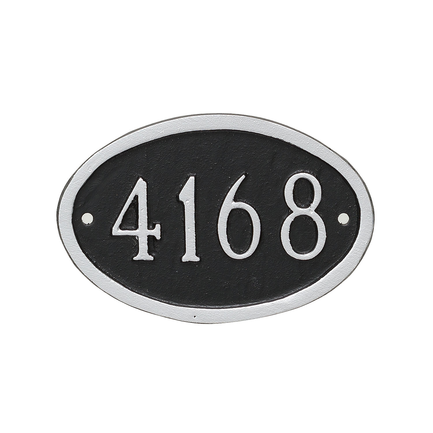 Classic Oval Mini Address Sign Plaque Montague Metal Products