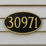 Classic Oval Standard Address Sign Plaque - Image 3