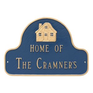 Home of Arch Address Sign Plaque