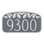 Oak Leaf Address Sign Plaque