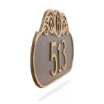 Decorative Monogram Address Sign Plaque - Image 3