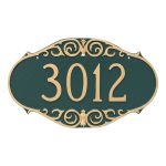 Victorian Address Sign Plaque