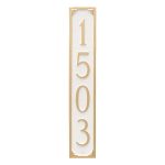 Lily Column Address Sign Plaque