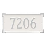New Yorker Standard One Line Address Sign Plaque