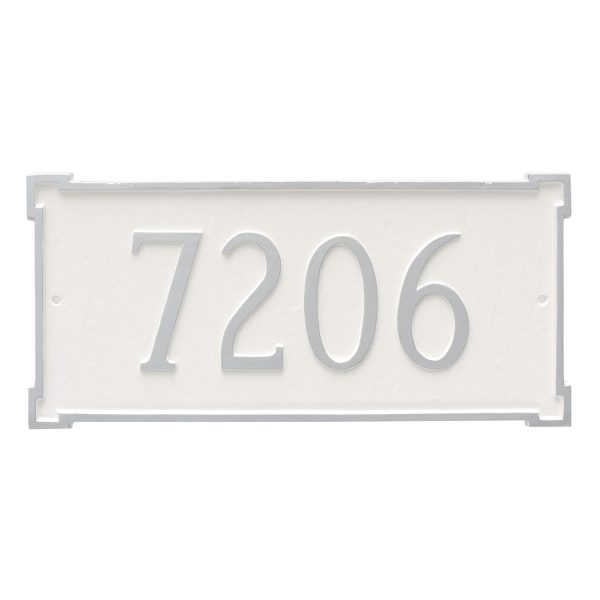 New Yorker Estate One Line Address Sign Plaque