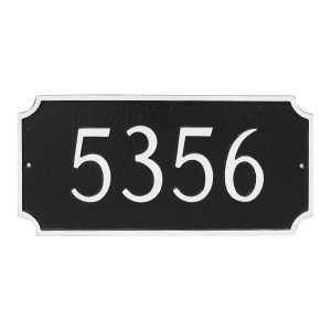 Princeton Estate One Line Address Sign Plaque