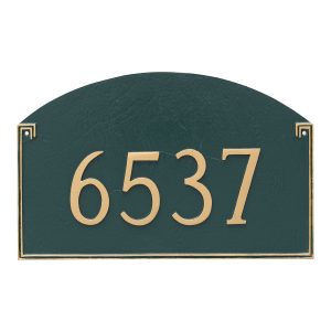 Georgetown Standard One Line Address Sign Plaque