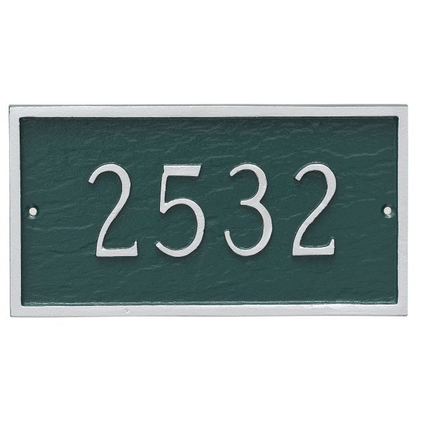 Classic Rectangle Petite Address Sign Plaque