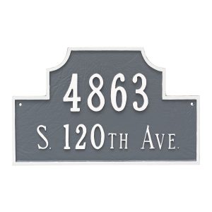 Beckford Standard Two Line Address Sign Plaque