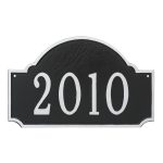 Fitzgerald Estate One Line Address Sign Plaque