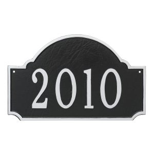 Fitzgerald Standard One Line Address Sign Plaque