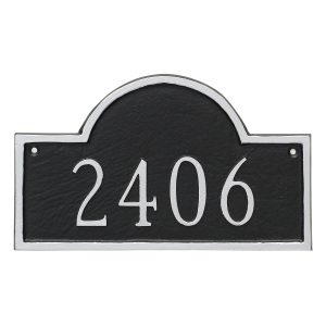 Classic Arch Petite Address Sign Plaque