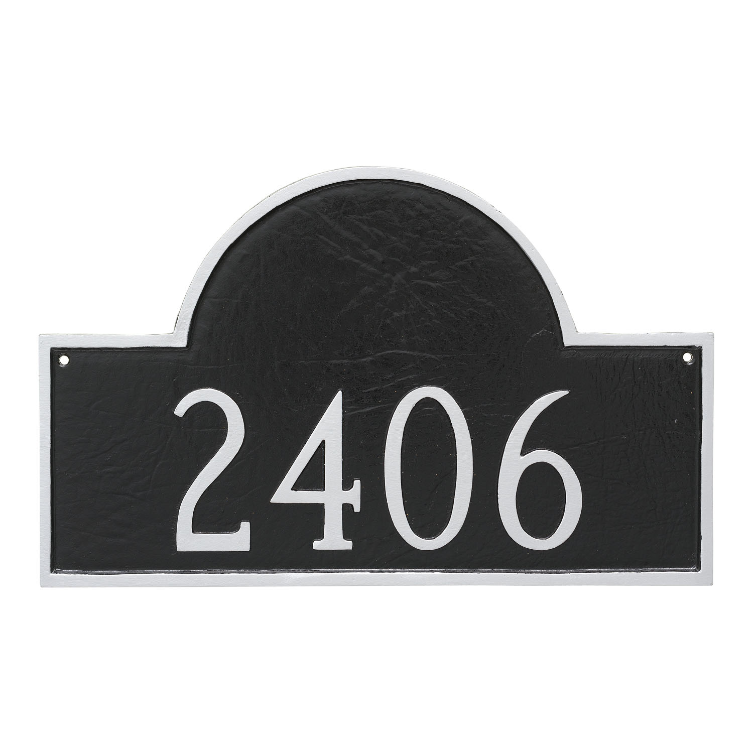 Classic Arch Estate One Line Address Sign Plaque
