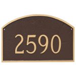 Prestige Arch Large One Line Address Sign Plaque