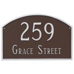 Prestige Arch Large Two Line Address Sign Plaque