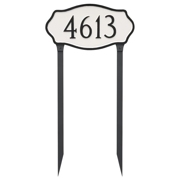 Hampton Standard Address Plaque with Lawn Stakes