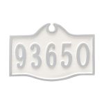 Colonial Petite Address Sign Plaque