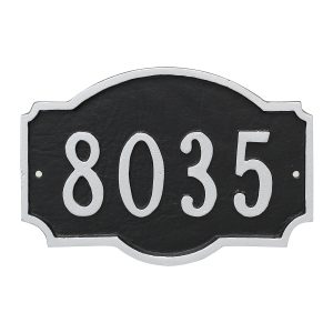 Montague Petite Address Sign Plaque