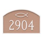 Ichthus Prestige Arch Large Address Sign Plaque