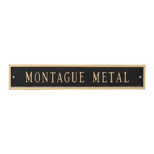 Classic Arch Extension Estate Address Sign Plaque