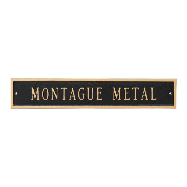 Classic Arch Extension Estate Address Sign Plaque