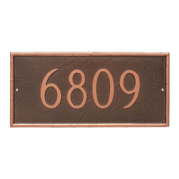 Washington Rectangle One Line Address Sign Plaque