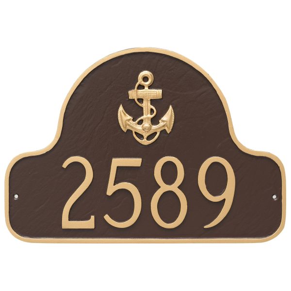 Anchor Arch Address Sign Plaque
