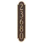 Rockford Column Address Sign Plaque