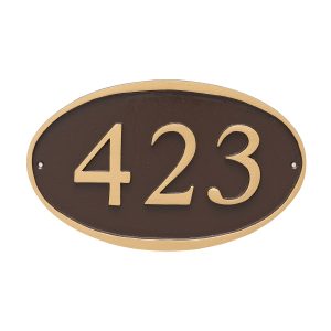 Ferris Oval Address Plaque Sign