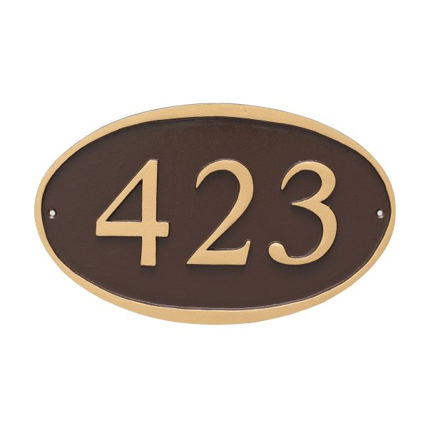 Ferris Oval Address Plaque Sign