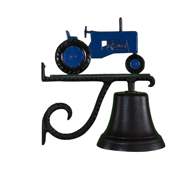 7.75" Diameter Cast Bell with Tractor Ornament