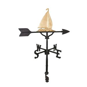 32" Aluminum Sailboat Weathervane