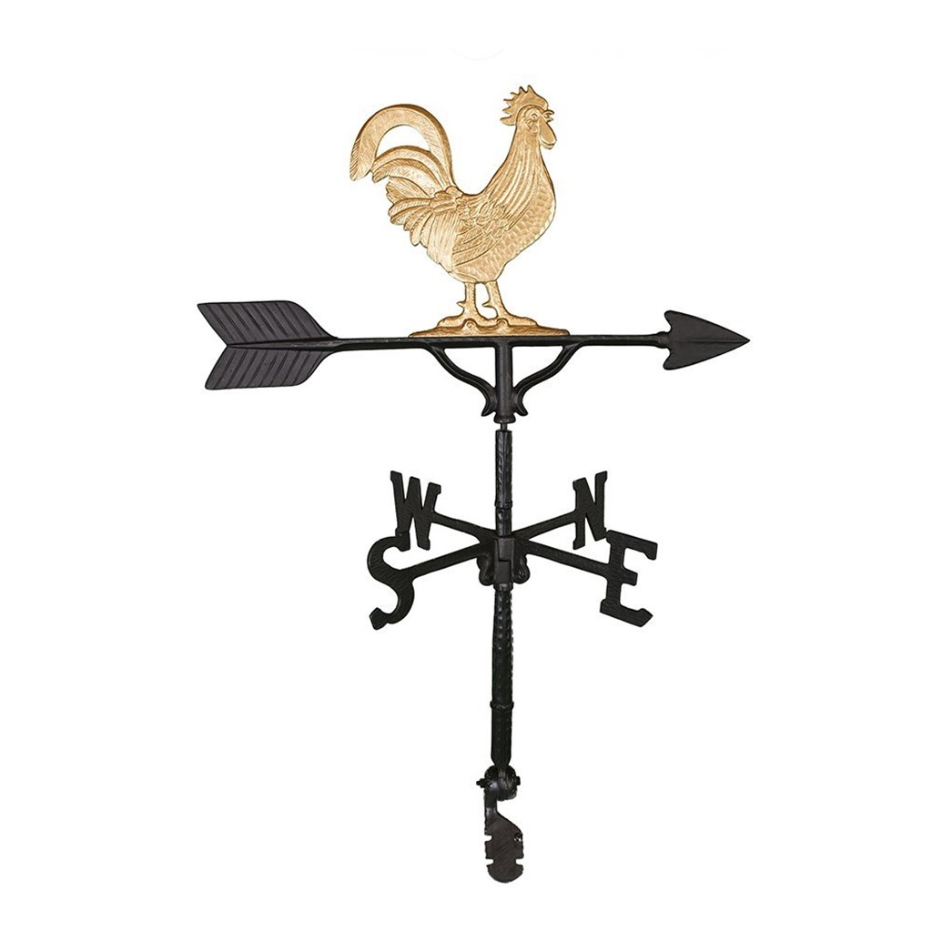 32″ Aluminum Rooster Weathervane Montague Metal Products