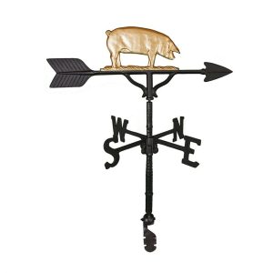 32" Aluminum Pig Weathervane