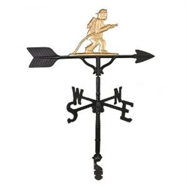 32" Aluminum Fireman Weathervane