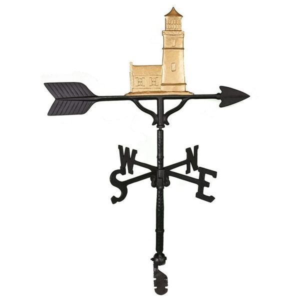 32" Aluminum Cottage Lighthouse Weathervane