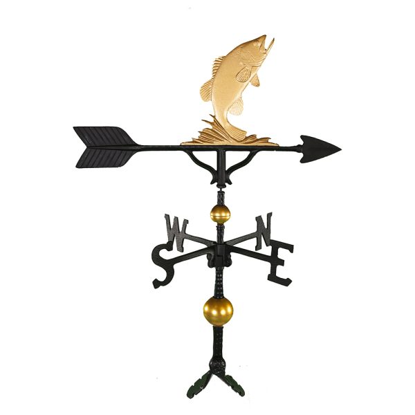 32" Aluminum Deluxe Bass Weathervane