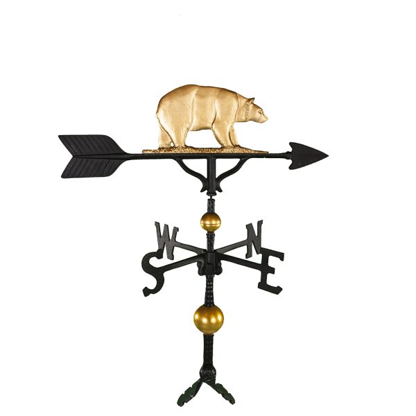 32" Aluminum Deluxe Bear Weathervane