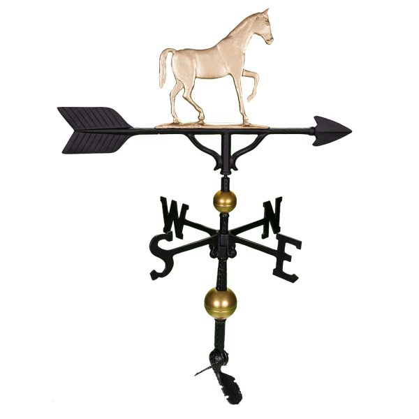 32" Aluminum Deluxe Gaited Horse Weathervane