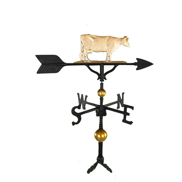 32" Aluminum Deluxe Cow Weathervane