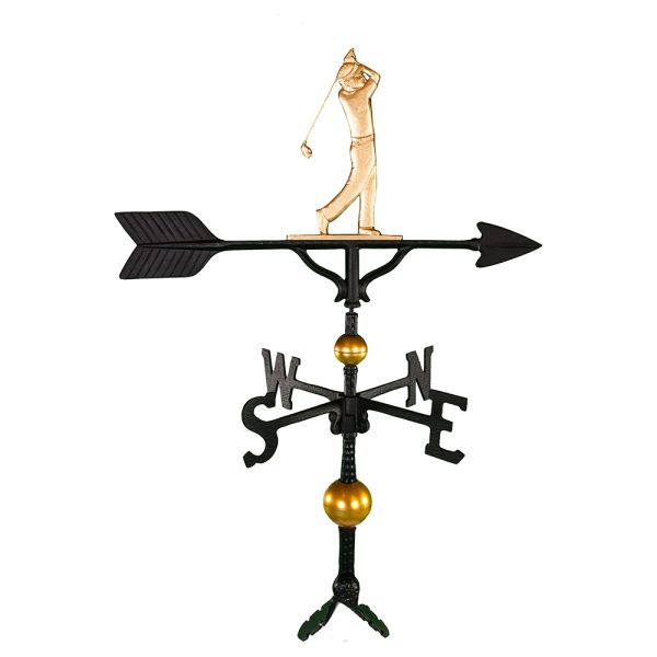 32" Aluminum Deluxe Golfer Weathervane