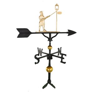 32" Aluminum Deluxe Lamplighter Weathervane