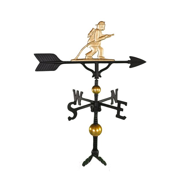 32" Aluminum Deluxe Fireman Weathervane