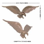 24" Aluminum Wall Eagle - Image 6