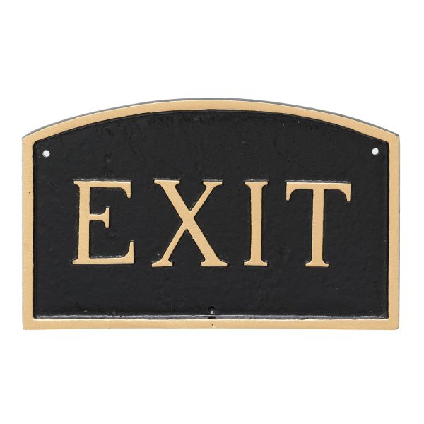 10" x 15" Standard Arch Exit Statement Plaque Sign