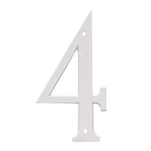 6" Standard House Number in Black or White