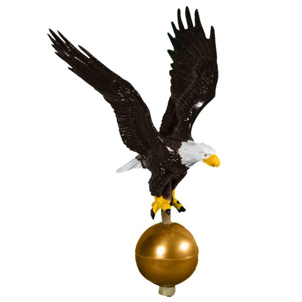12" Aluminum Flagpole Eagle