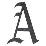 16" Home Accent Individual Monogram Letters A-Z Black