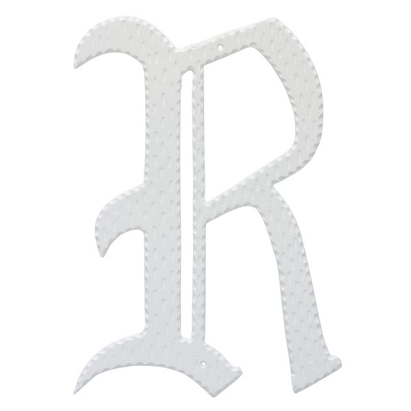 16" Home Accent Individual Monogram Letters A-Z White