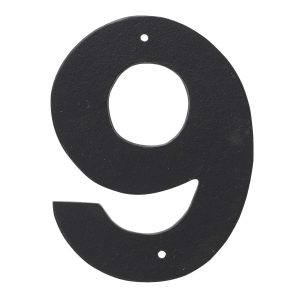3" Helvetica House Number in Black or White